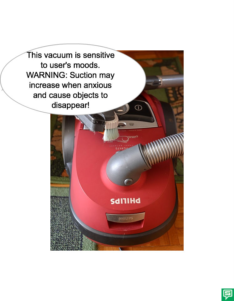 VACUUM CLEANER DISAPPEAR
